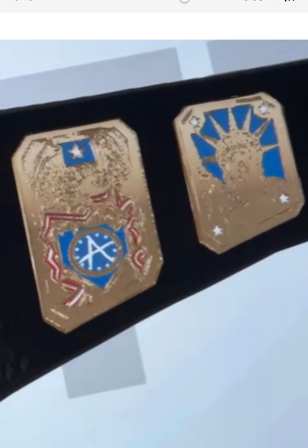Custom united States belt 6mm