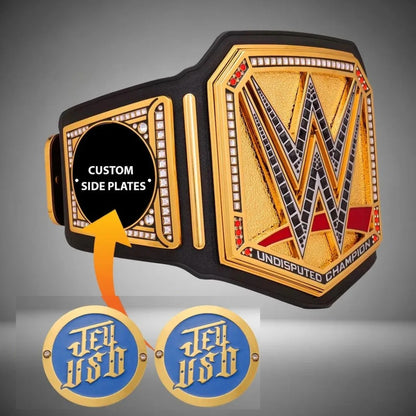 WWE Undisputed World Heavyweight Championship Belt Replica 4mm/6mm JEY USO BLUE
