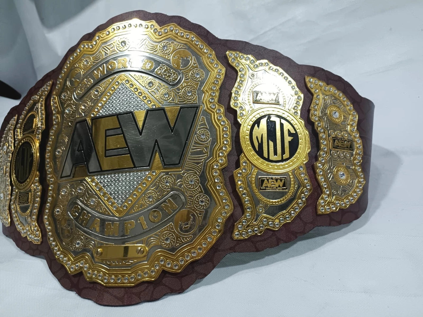 AEW All Elite Wrestling World Championship Belt – MJF Signature Series Replica