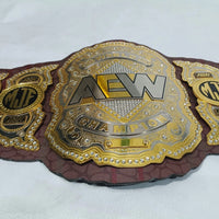 AEW All Elite Wrestling World Championship Belt – MJF Signature Series Replica