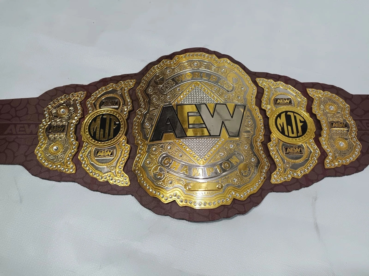 AEW All Elite Wrestling World Championship Belt – MJF Signature Series Replica