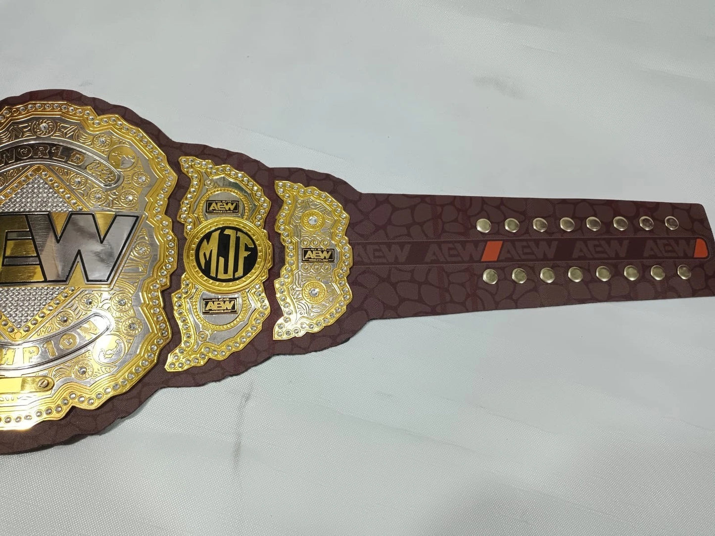 AEW All Elite Wrestling World Championship Belt – MJF Signature Series Replica