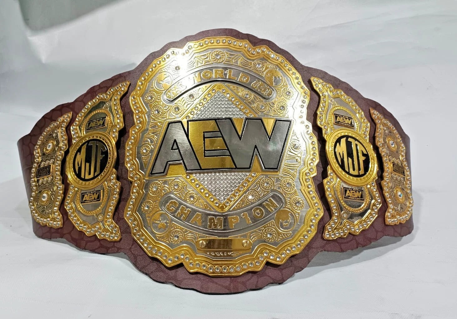 AEW All Elite Wrestling World Championship Belt – MJF Signature Series Replica