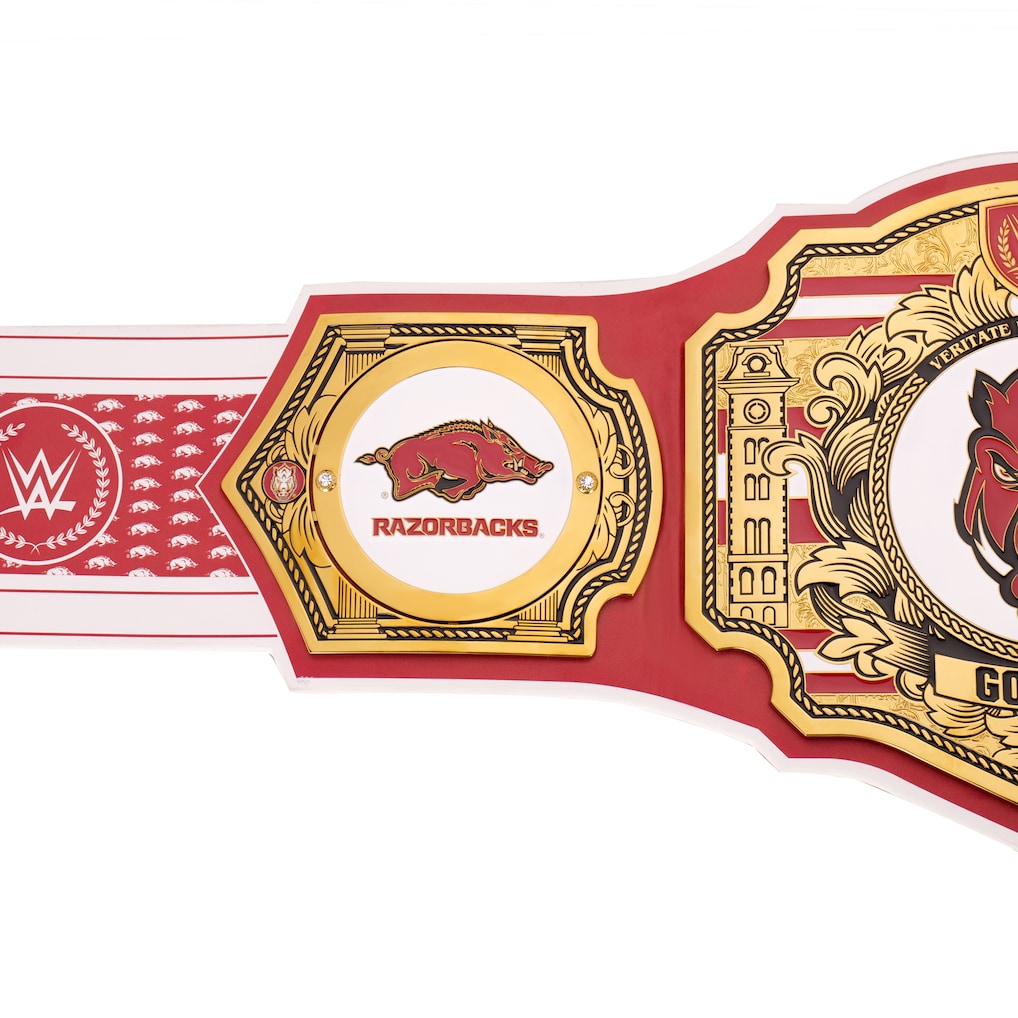 Arkansas Razorbacks WWE Legacy Title Belt