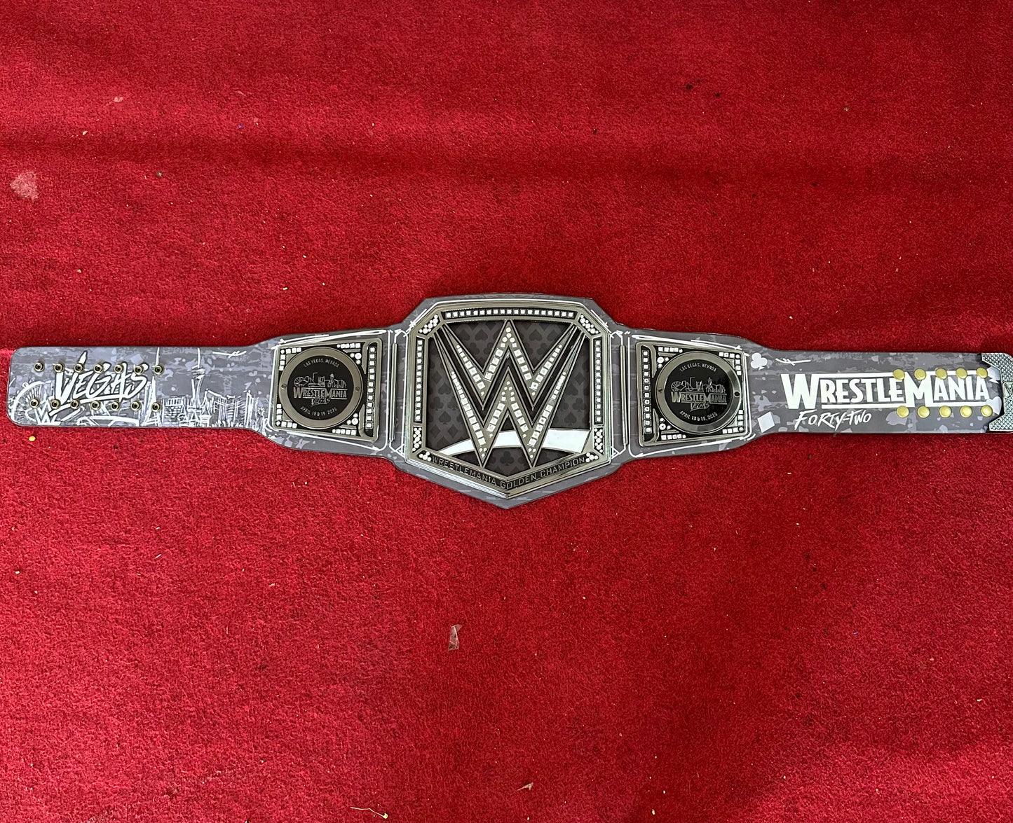 Wrestlemania 42 Championship Replica Title Belt – Adult Size