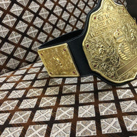 Big Gold World Heavyweight Wrestling Championship Belt