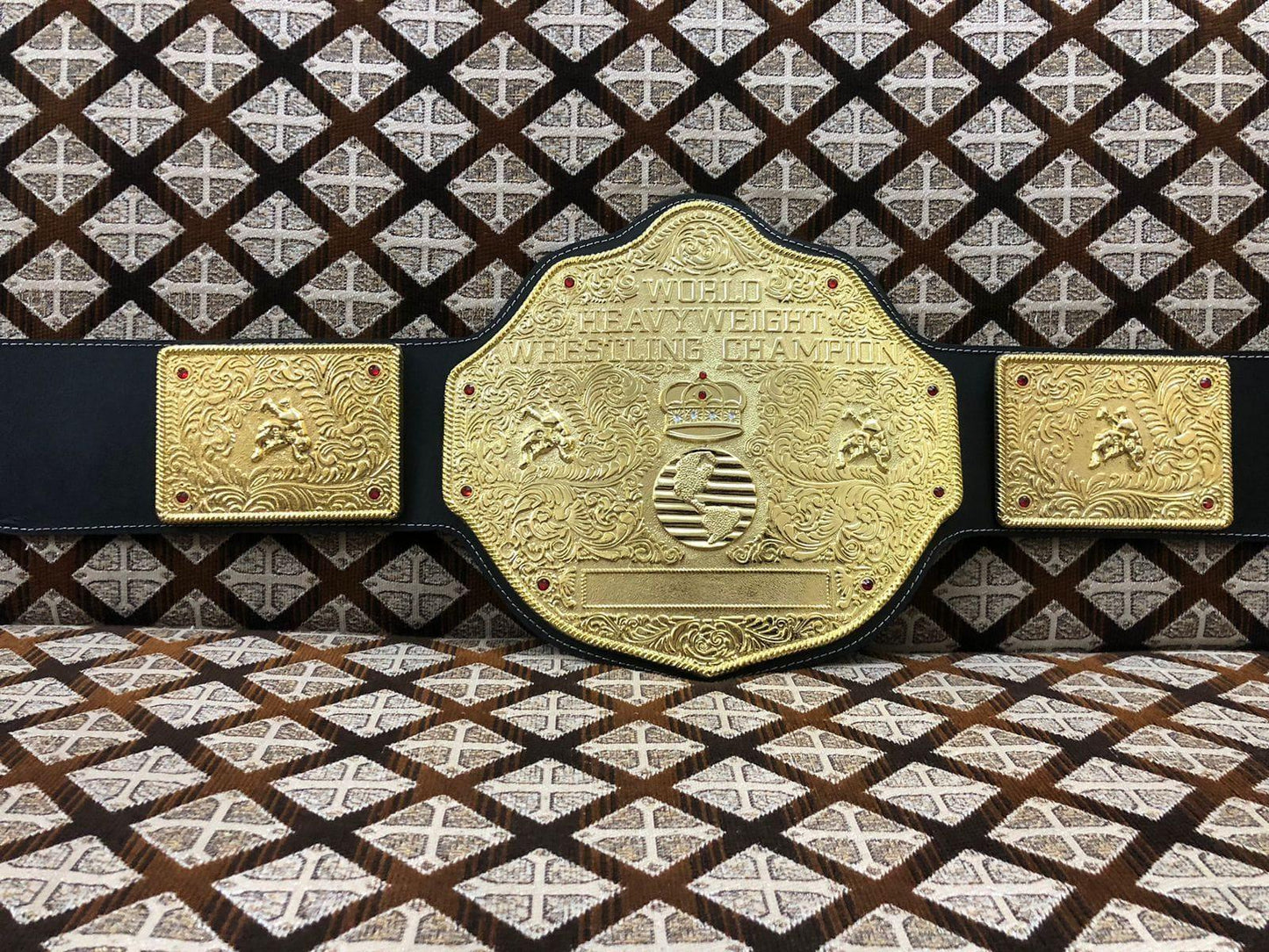 Big Gold World Heavyweight Wrestling Championship Belt