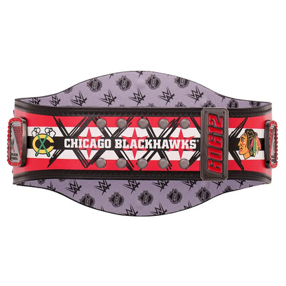 CM Punk Chicago Blackhawks Signature Series Spinner Championship Replica Belt - ELITESTRAPES LIMITED