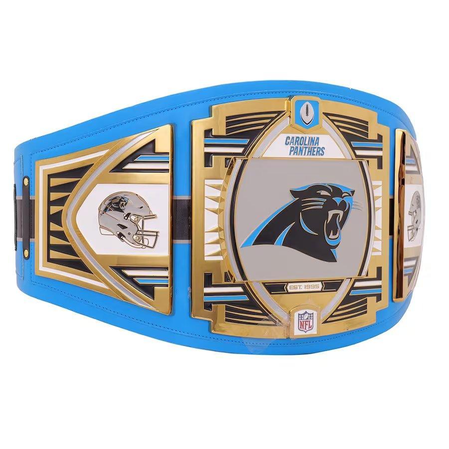 Carolina Panthers Championship Belt – Premium Handmade