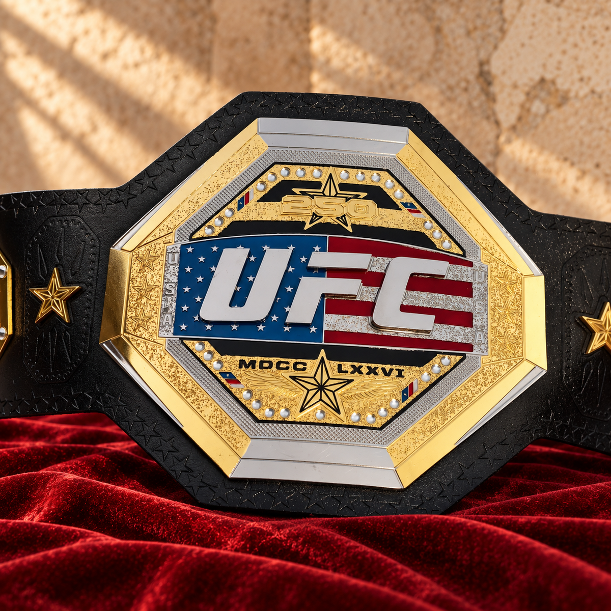 New UFC Freedom Legacy 250 USA Championship Belt Replica