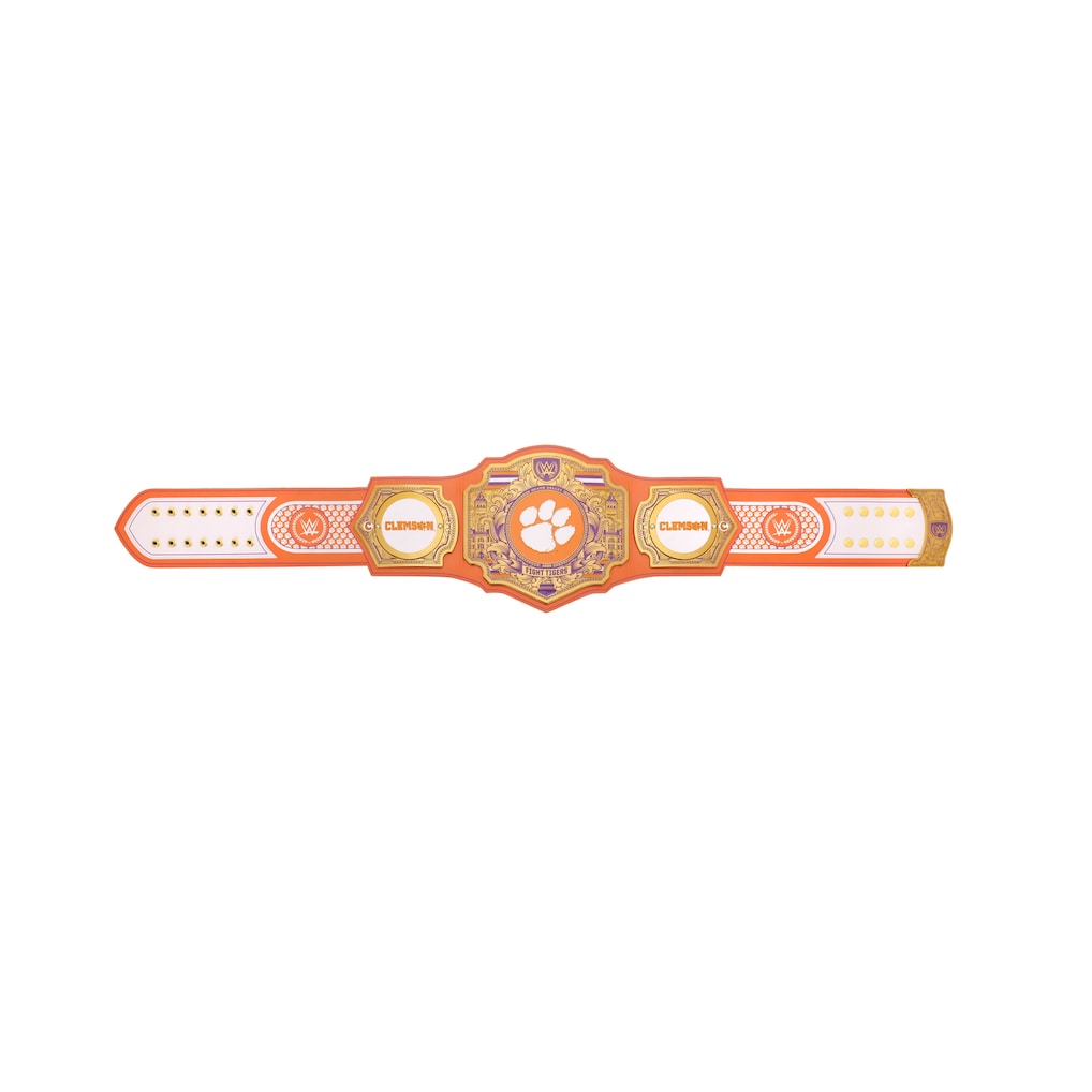 Clemson Tigers WWE Legacy Championship Replica Title Belt