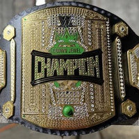 WWE Crown Jewel World Championship Replica Belt
