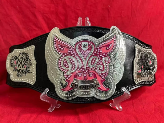 Divas Women's Aj lee Wrestling Championship Replica Belt: Brass and Leather