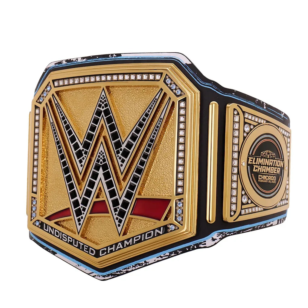 Elimination Chamber 2026 Chicago Championship Replica Title Belt - ELITESTRAPES LIMITED