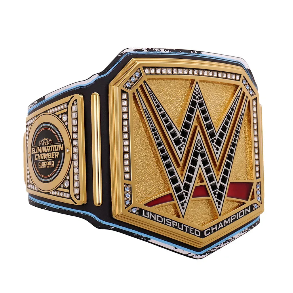 Elimination Chamber 2026 Chicago Championship Replica Title Belt - ELITESTRAPES LIMITED