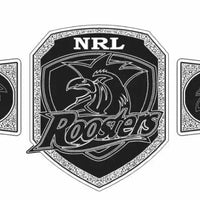 Nrl Sydney rooster belt 4mm with blue strap