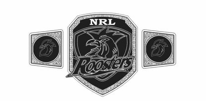 Nrl Sydney rooster belt 4mm with blue strap