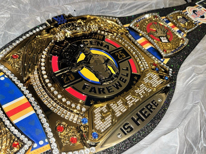 John Cena Farewell Tour 2025 Spinner Championship Replica Belt