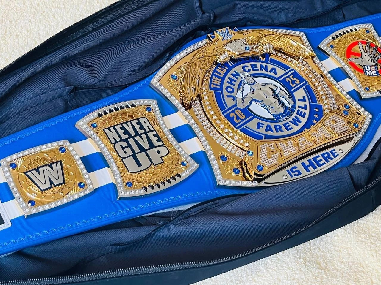 John Cena Farewell Tour 2025 Spinner Championship Replica Belt