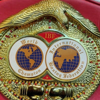 IBF World Boxing Champion Belt Adult Full Size 3D Replica