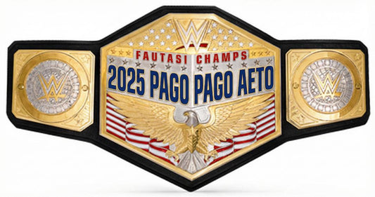 Custom Pago Pago Aeto Fautasi Champs 2025 Championship Belt – Premium Replica