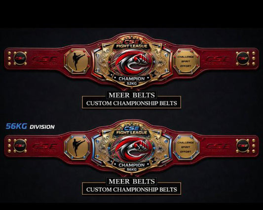 CSF Fight League Custom Championship Belt 8mm half payment