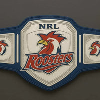 Nrl Sydney rooster belt 4mm with blue strap