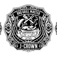 BBQ Grill Master Championship Belt – Custom Barbecue Cook-Off Winner Belt | Premium BBQ Champion Award