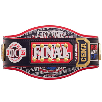 John Cena Farewell 2025 Spinner Championship Belt Replica – Washington Gold Wrestling Title