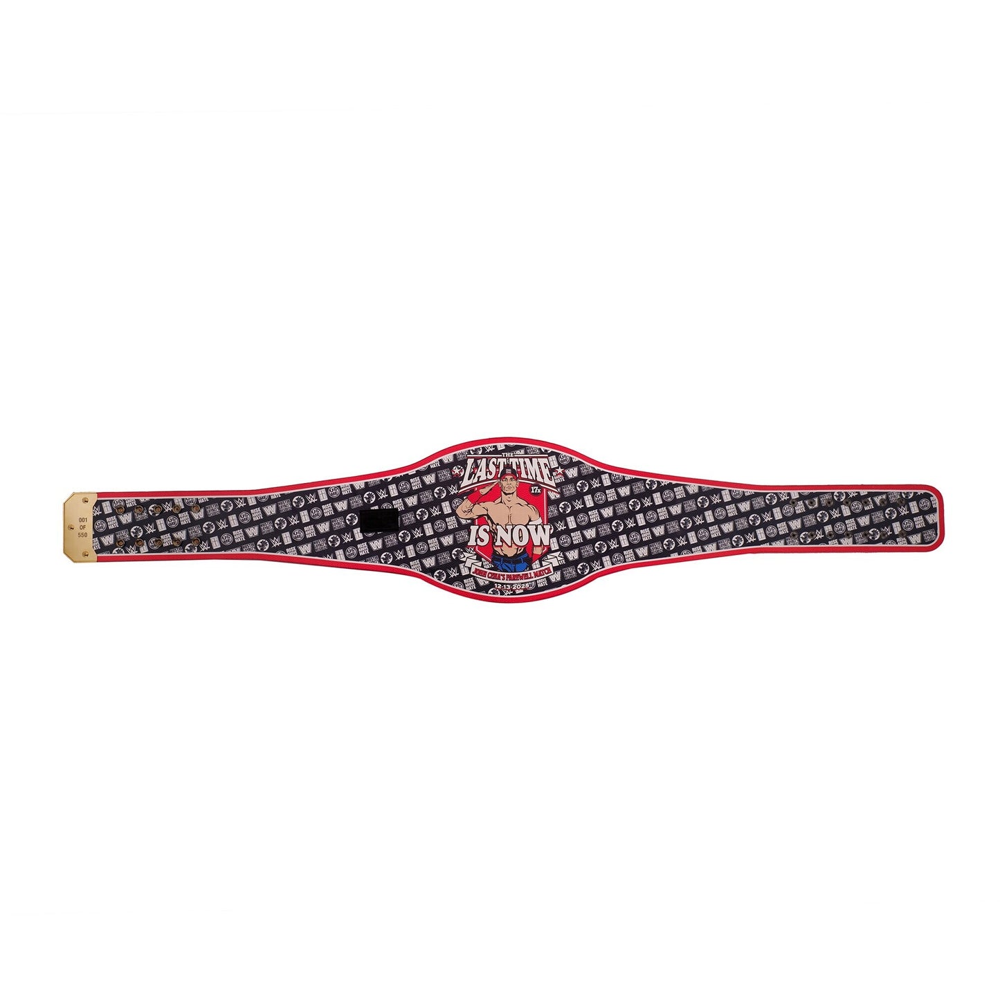 John Cena Farewell 2025 Spinner Championship Belt Replica – Washington Gold Wrestling Title