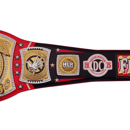 John Cena Farewell 2025 Spinner Championship Belt Replica – Washington Gold Wrestling Title