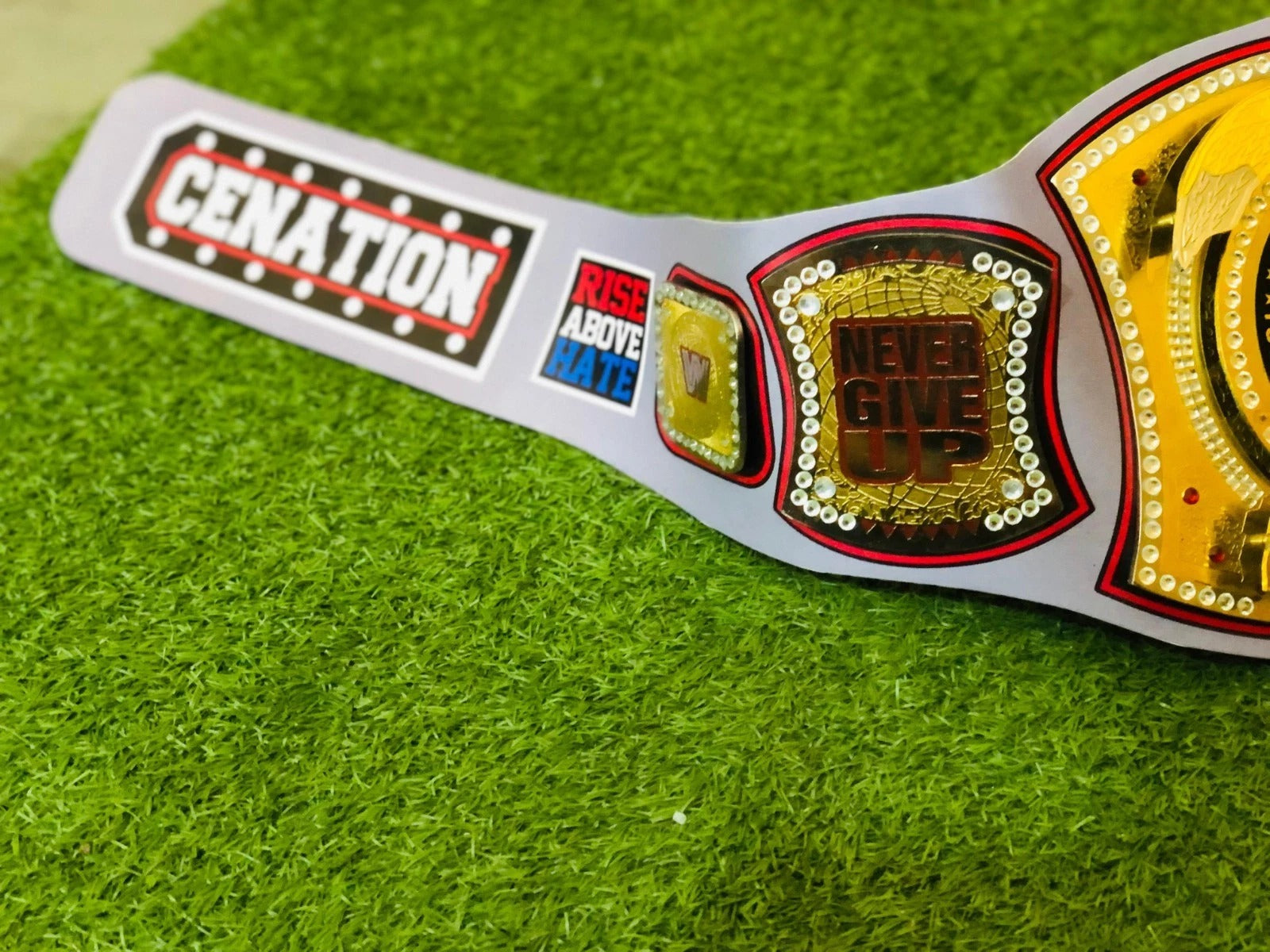 John Cena WWE Autographed Farewell Tour 2025 Dayton Replica Championship Title Belt