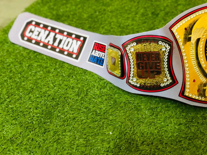 John Cena WWE Autographed Farewell Tour 2025 Dayton Replica Championship Title Belt