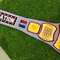 John Cena WWE Autographed Farewell Tour 2025 Dayton Replica Championship Title Belt