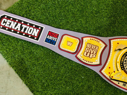 John Cena WWE Autographed Farewell Tour 2025 Dayton Replica Championship Title Belt