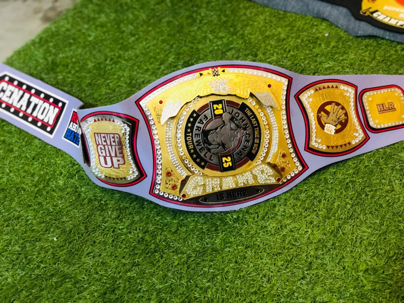 John Cena WWE Autographed Farewell Tour 2025 Dayton Replica Championship Title Belt