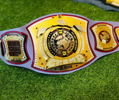 John Cena WWE Autographed Farewell Tour 2025 Dayton Replica Championship Title Belt