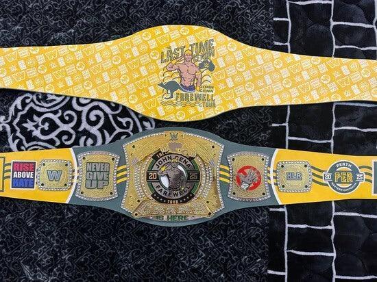WWE John Cena Farewell Tour 2025 Perth Spinner Championship Replica Belt