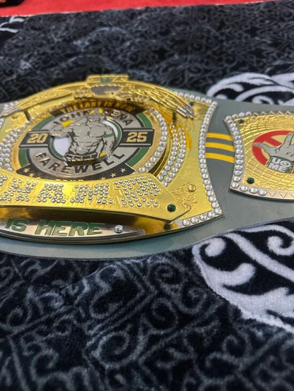 WWE John Cena Farewell Tour 2025 Perth Spinner Championship Replica Belt