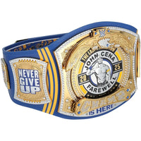 John Cena WWE Autographed Farewell Tour 2025 St. Louis Replica Championship Belt