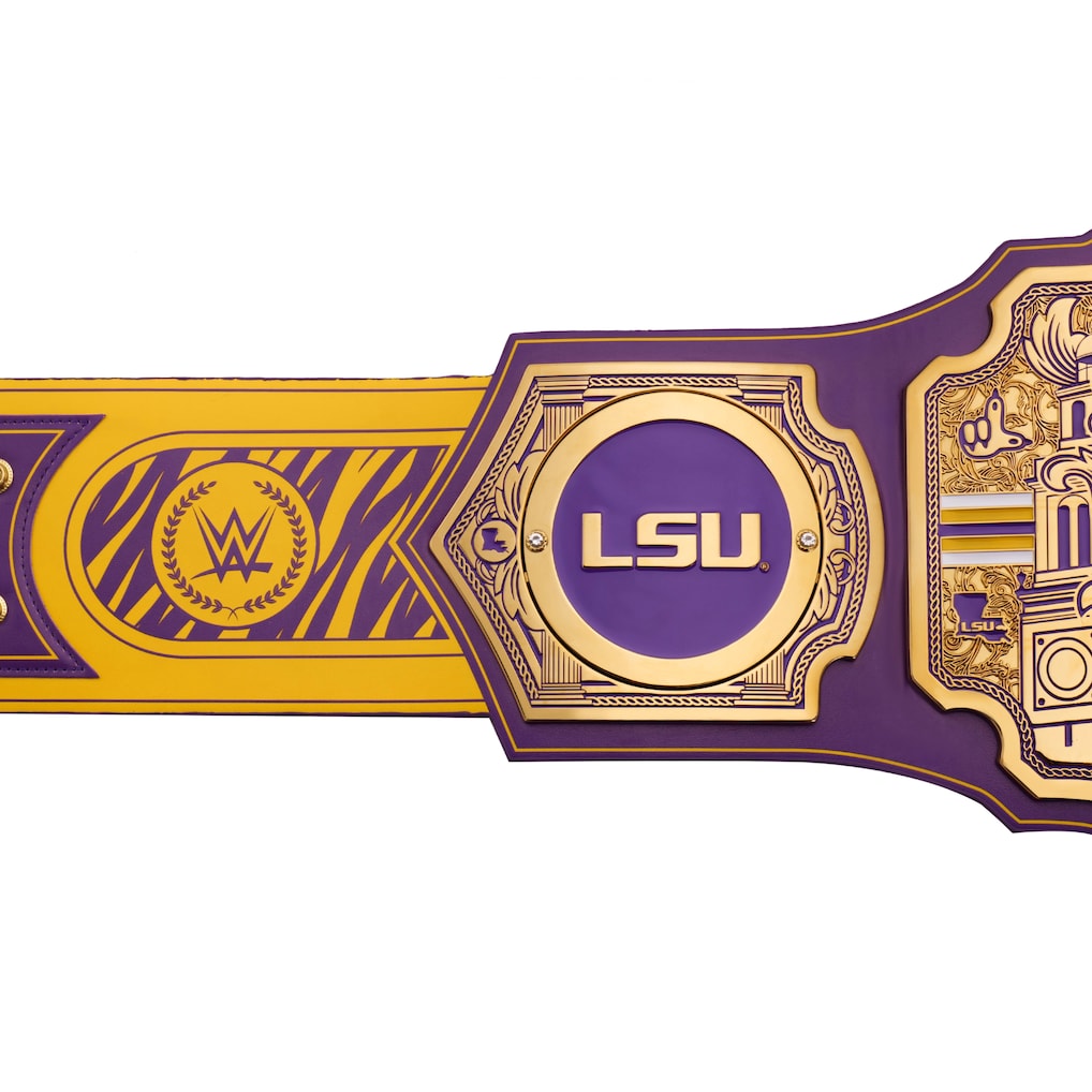 LSU Tigers WWE Legacy Championship Title Belt