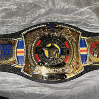 John Cena Farewell Tour 2025 Spinner Championship Replica Belt Las Vegas ( Black Strap )