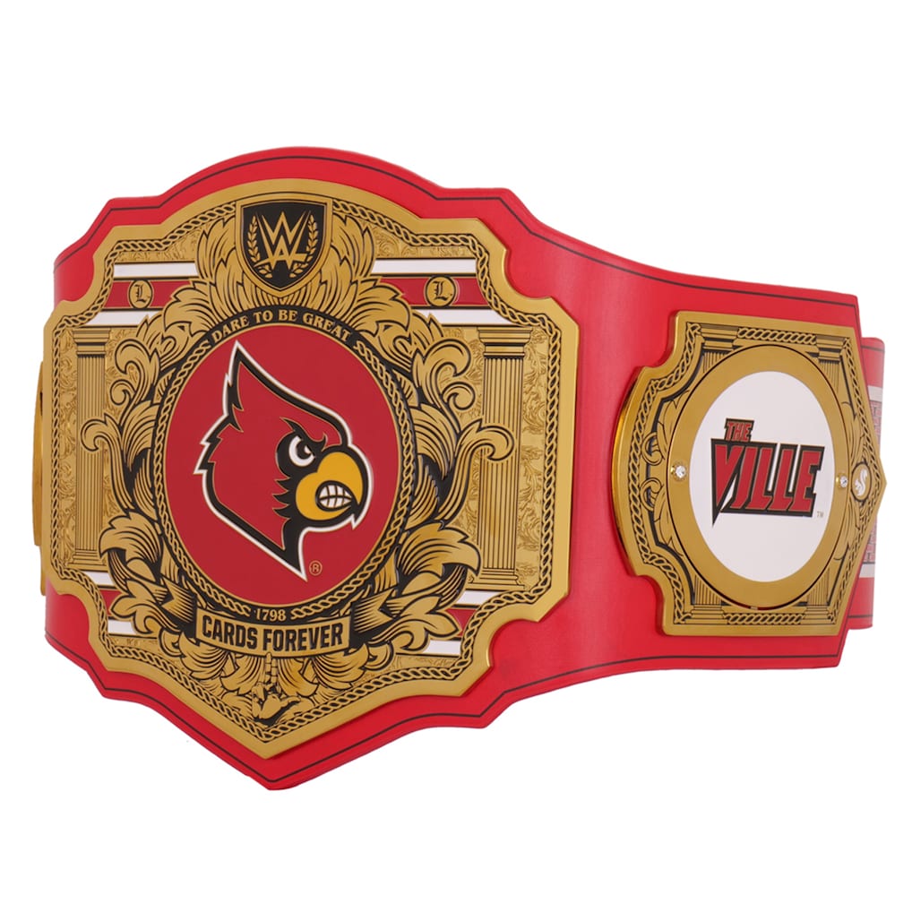 Louisville Cardinals WWE Legacy Championship Replica Title Belt
