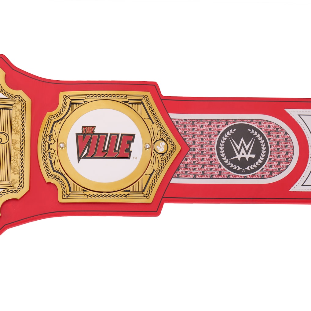 Louisville Cardinals WWE Legacy Championship Replica Title Belt