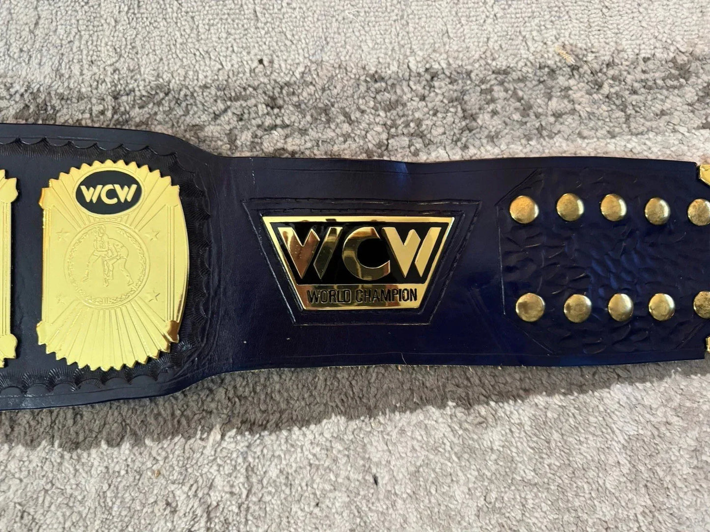 WCW World Heavyweight Championship Replica Belt - ELITESTRAPES LIMITED