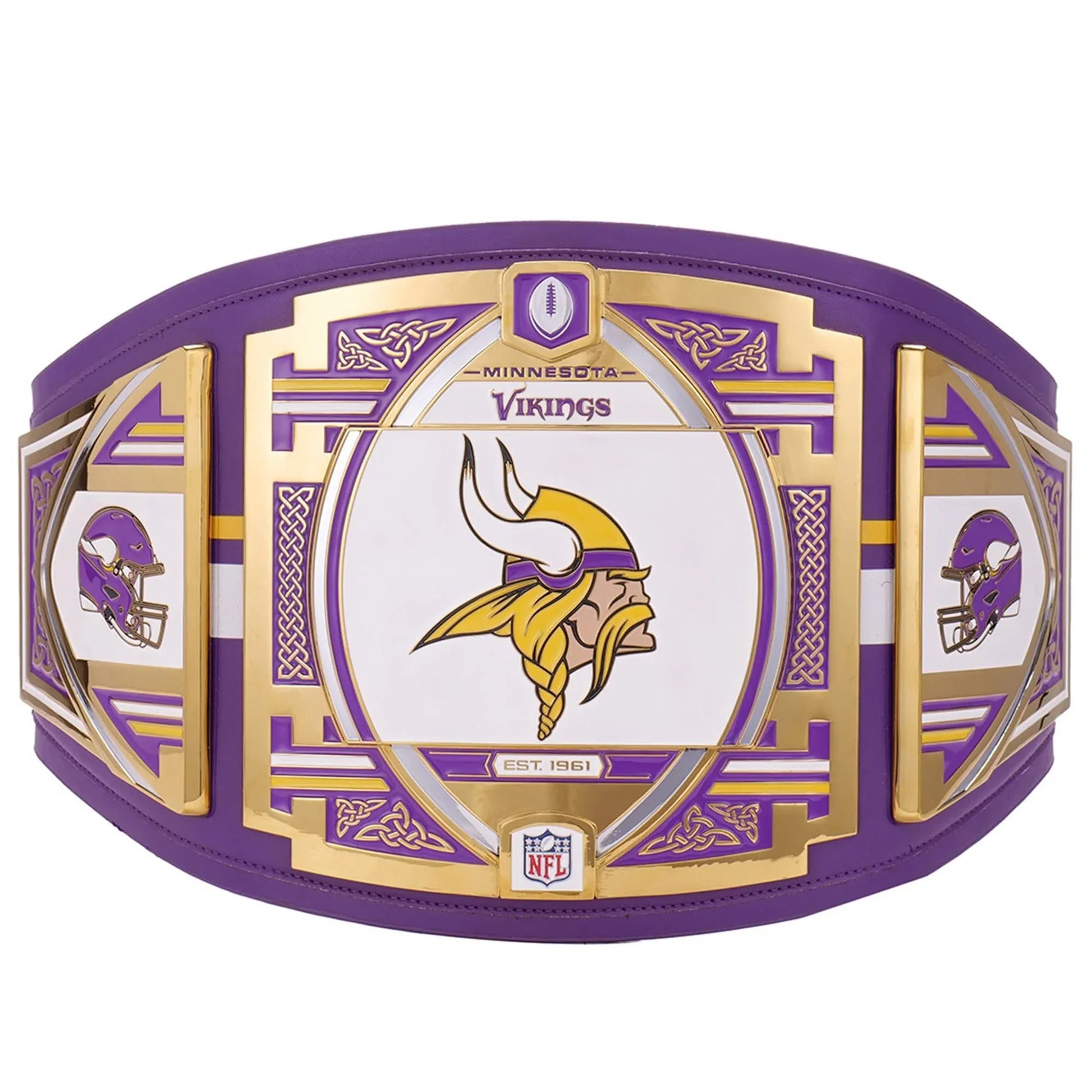 Minnesota Vikings WWE Legacy Championship Replica Belt - ELITESTRAPES LIMITED