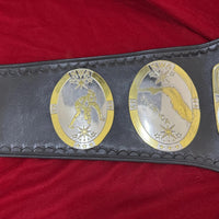 NWA Florida Heavyweight Championship Belt – Hand-Tooled Leather