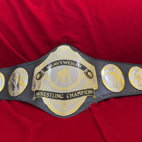 NWA Florida Heavyweight Championship Belt – Hand-Tooled Leather
