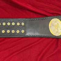 NWA Florida Heavyweight Championship Belt – Hand-Tooled Leather