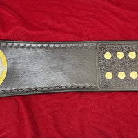 NWA Florida Heavyweight Championship Belt – Hand-Tooled Leather